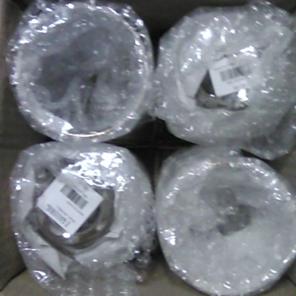 NIB set of 4 glasses what gold rim